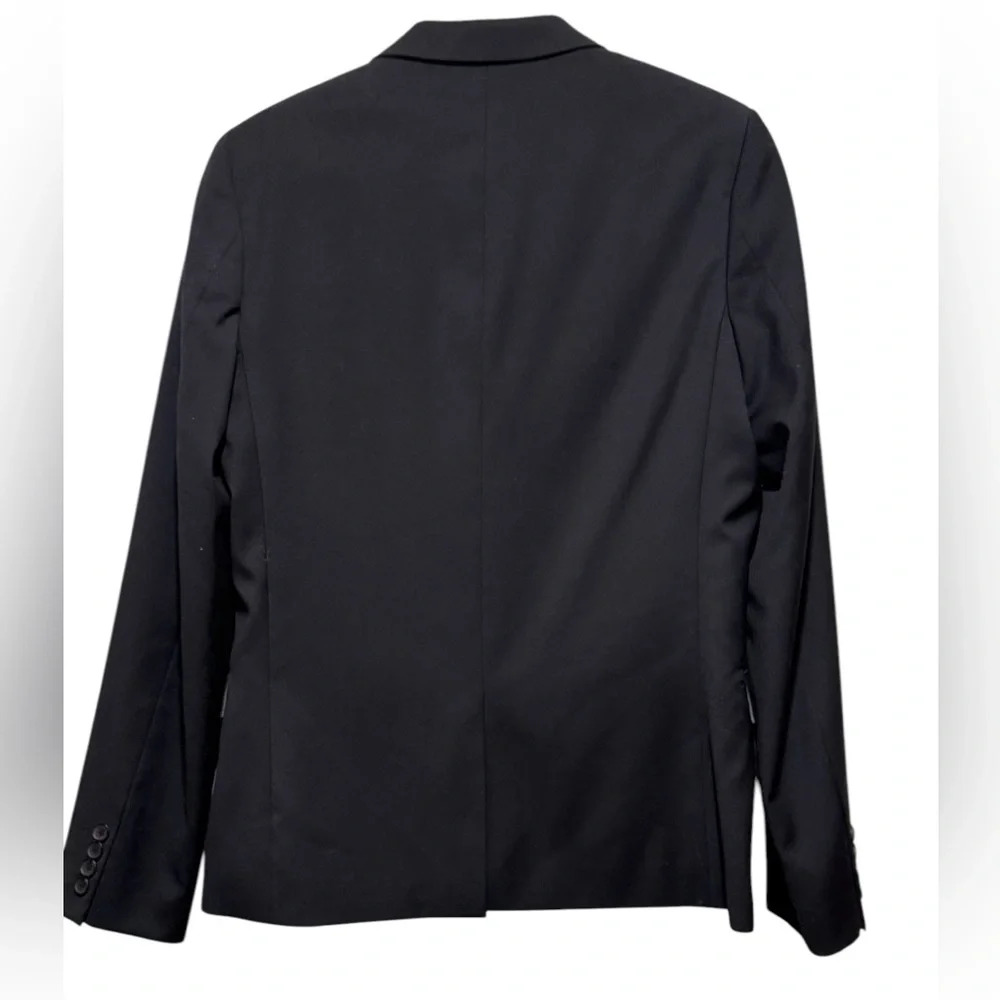Topman Black Sport Coat Modern Tailored Fit - Picture 3 of 15